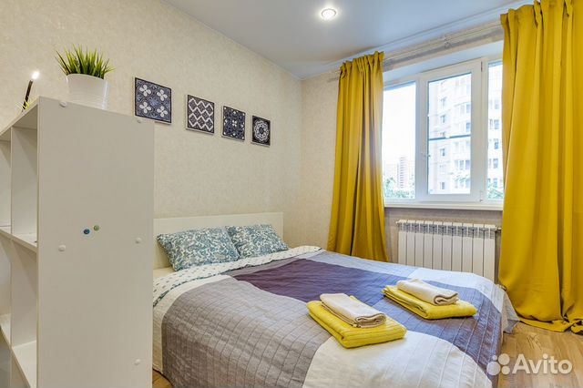 1-к. квартира, 40 м², 2 кровати
1-к. квартира, 40 м², 2 кровати