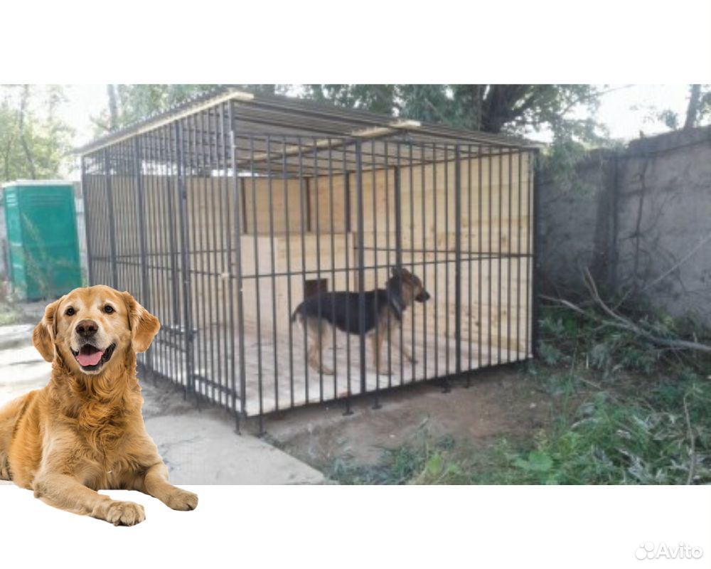 Вольер 2х3 для крупных и средних собак купить на Зозу.ру - фотография № 2