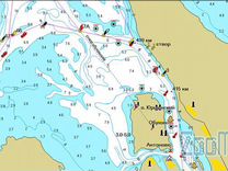 Карта рыбинского водохранилища с глубинами и рыболовными точками