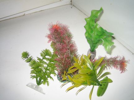 Продам искусственные растения в аквариум