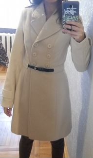 Бежевое пальто Kira Plastinina (Кира Пластинина)