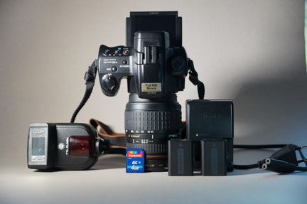 Фотоаппарат Sony a37 с объективом sigma 28-300
