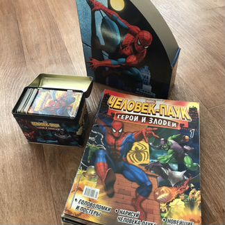 Человек паук герои и злодеи карточки
