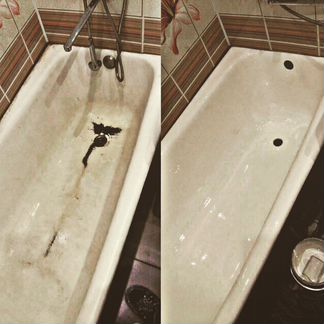 Реставрация ванн в Краснокамске качество люкс