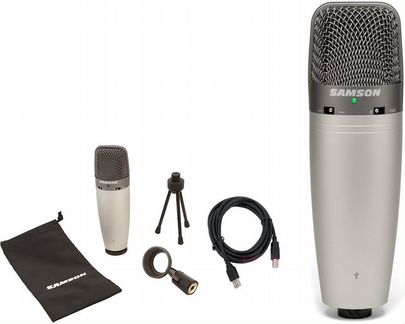 Студийный микрофон Samson C03U + Поп-Фильтр