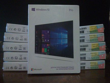 Microsoft Windоws 10 PRO BOX 32/64 (новые)