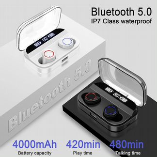 Bluetooth 5.0 наушники с 3D звуком