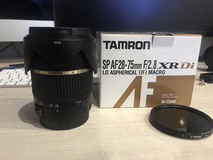 Объектив Tamron 28-75 f2.8 macro Canon EF