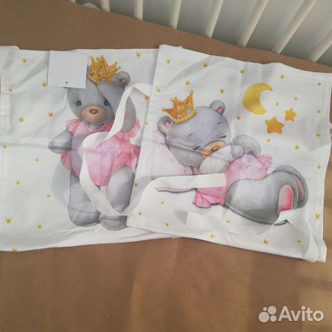 Чехлы на молнии для Бортиков подушек 4шт