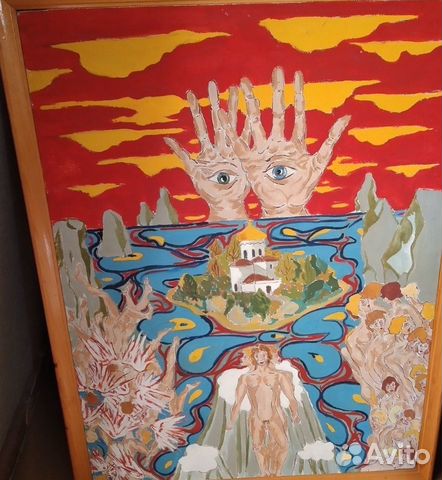 Картина маслом на холсте большая