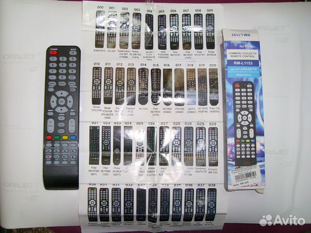 Пульт универсальный для polar,akai и тд 1153 -3