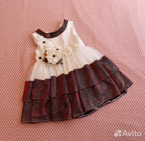 Восхитительное платье для девочки 2-4 года 98-104