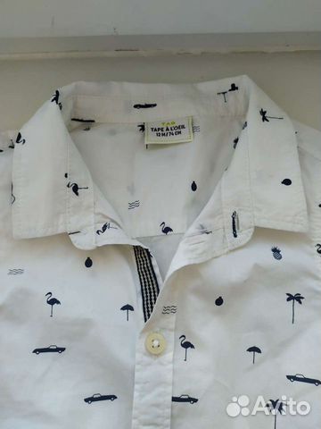 Рубашка для мальчика новая 1-1,5 года