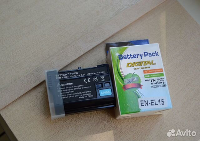 Аккумулятор EN-EL 15 для Nikon