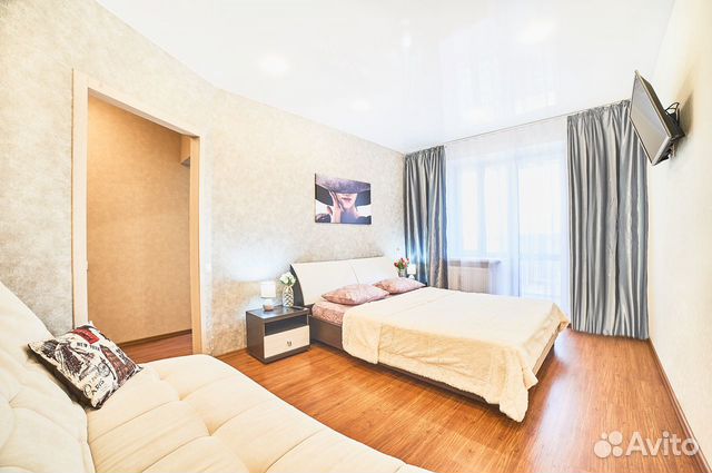 

1-к. квартира, 35 м², 2 кровати
