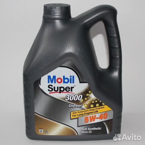 Масло моторное Mobil Super 3000 X1 Diesel 5W-40 4л