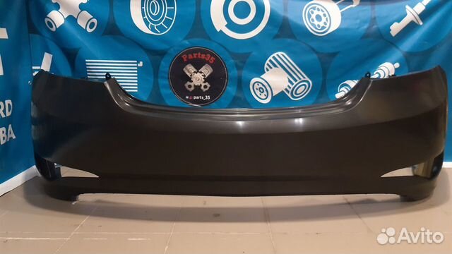 Бампер задний Hyundai Solaris