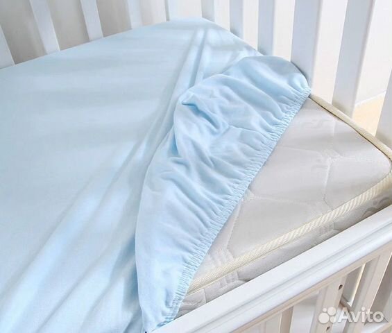 Простынь на резинке 60х120 см