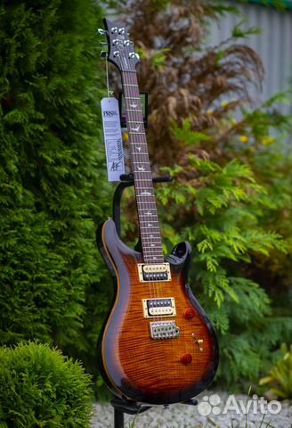 PRS SE Custom 24 Black Gold burst электрогитара