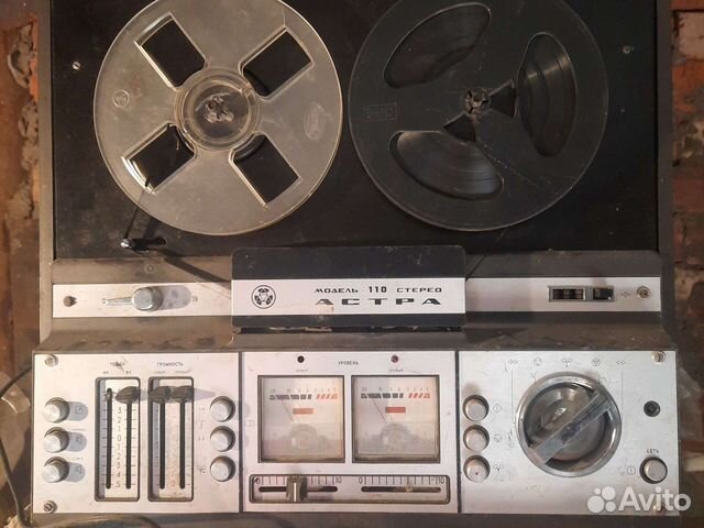 Катушечный магнитофон астра 110