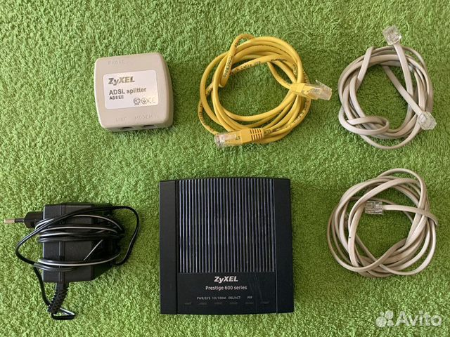 Модем adsl2+ zyxel P-660RU EE с потом Ethrernet