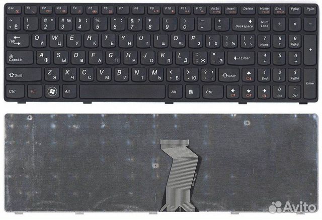 Клавиатура для ноутбука Lenovo Z580 V580 G580 G585