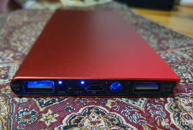 Power Bank с солнечной батареей 20 мАч