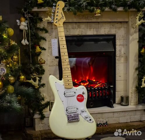 Fender Squier Mini Jazzmaster HH MN Olympic White