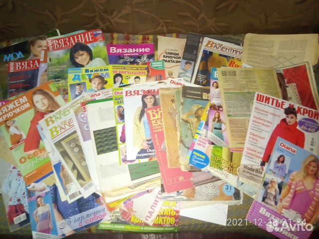 Журналы по вышивке, вязанию и тд
