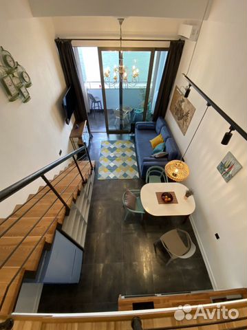

Квартира-студия, 53 м², 2 кровати