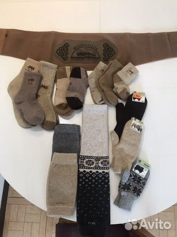 Носки верблюжьи из Монголии