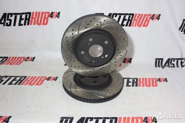 Тормозной перфорированный диск Тойота Камри 40, 50