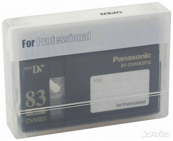 Видеокассета профи - Panasonic miniDV AY- DVM83PQ