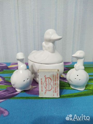 Сахарница, солонка, перечница