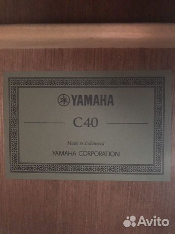 Классическая yamaha C40