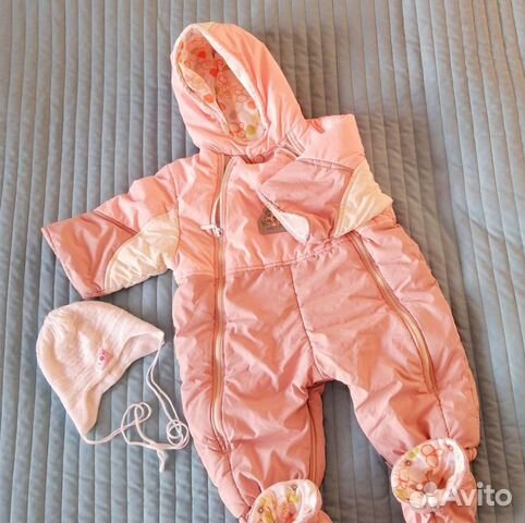 Комбинезон демисезонный р 80-86, 1-2года