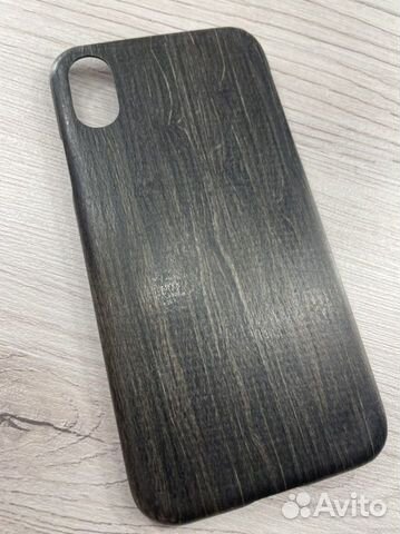 Деревянный чехол на iPhone X