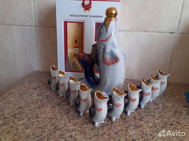 Графин с рюмками СССР