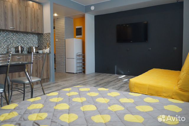 

Квартира-студия, 35 м², 2 кровати