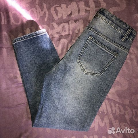 Джинсы серые zara 38