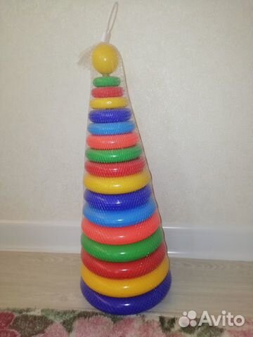 Пирамидка 15 колец. Новая