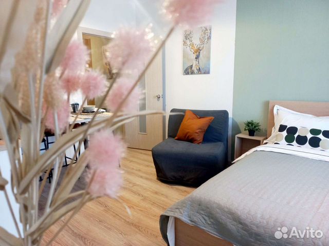 

Квартира-студия, 29 м², 2 кровати