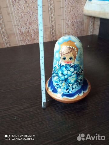 Матрешка-неваляшка, деревянный сувенир