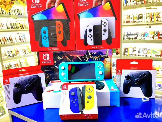 Новая Nintendo switch Oled hwfly прошивка+ игры