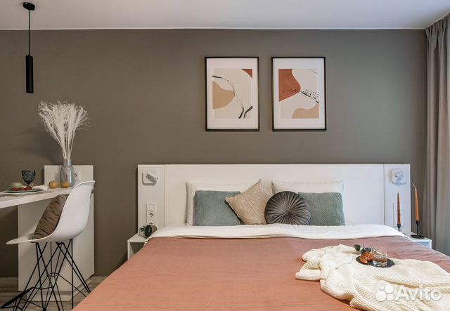 

Квартира-студия, 30 м², 2 кровати