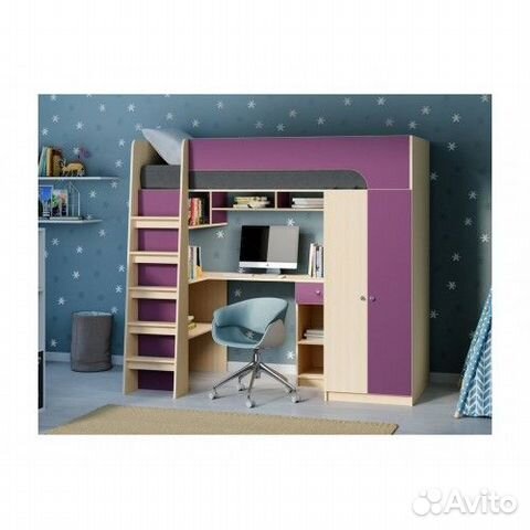 Кровать чердак