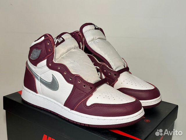 6 US 6Y Air Jordan 1 High GS Bordeaux / Burgundy