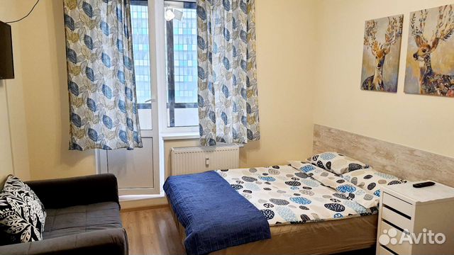 

Квартира-студия, 24 м², 2 кровати