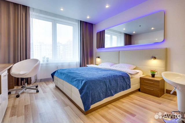 

Квартира-студия, 30 м², 2 кровати