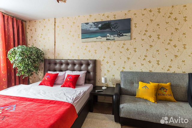 

1-к. квартира, 36 м², 2 кровати